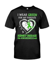 I Wear Green For My Parents Classic T-Shirt tile