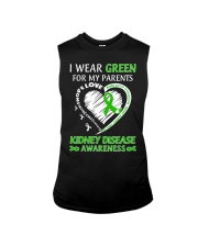 I Wear Green For My Parents Sleeveless Tee tile