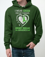 I Wear Green For My Parents Hooded Sweatshirt apparel-hooded-sweatshirt-lifestyle-front-50
