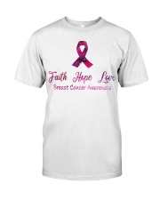 Faith Hope Love Classic T-Shirt front