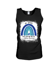 In April We Wear Blue For Autism Awareness Unisex Tank tile