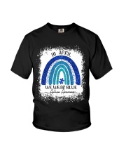In April We Wear Blue For Autism Awareness Youth T-Shirt tile