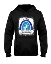 In April We Wear Blue For Autism Awareness Hooded Sweatshirt tile