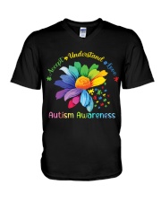 Autism Awareness V-Neck T-Shirt tile