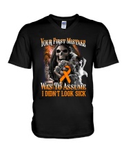 Your First Mistake V-Neck T-Shirt tile