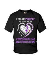 I Wear Purple For My Mom Youth T-Shirt tile