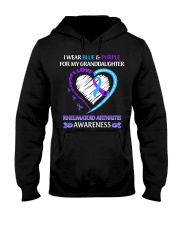 I Wear Blue And Purple For My Granddaughter Hooded Sweatshirt tile