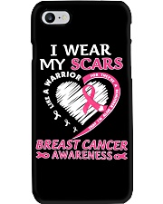 I Wear My Scars Breast Cancer Awareness Phone Case tile