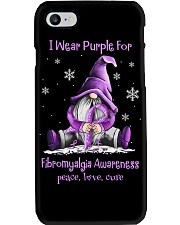 I Wear Purple For Fibromyalgia Awareness Phone Case tile