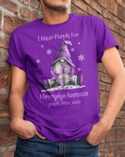 I Wear Purple For Fibromyalgia Awareness Classic T-Shirt apparel-classic-tshirt-lifestyle-26