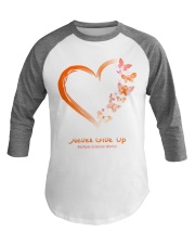 Never Give Up Baseball Tee tile