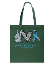 Peace Love Cure Tote Bag tile