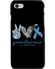 Peace Love Cure Phone Case tile