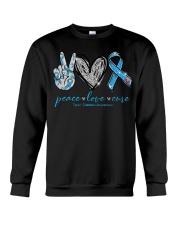 Peace Love Cure Crewneck Sweatshirt tile