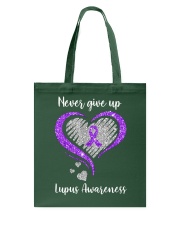 Never Give Up Tote Bag tile