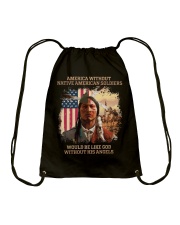 American Without Native American Soldiers Drawstring Bag tile