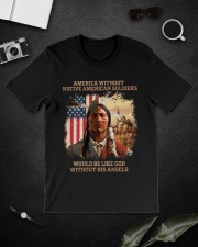 American Without Native American Soldiers Classic T-Shirt lifestyle-mens-crewneck-front-16