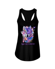 Fight Light A Warrior Ladies Flowy Tank tile