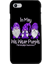 In May I Wear Purple For Fibromyalgia Awareness Phone Case tile