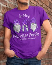 In May I Wear Purple For Fibromyalgia Awareness Classic T-Shirt apparel-classic-tshirt-lifestyle-26