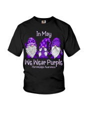 In May I Wear Purple For Fibromyalgia Awareness Youth T-Shirt tile