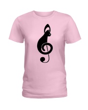 Cats music Ladies T-Shirt thumbnail