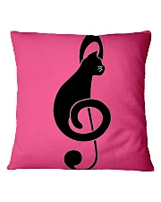 Cats music Square Pillowcase thumbnail
