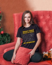 Electrician Ladies T-Shirt lifestyle-holiday-womenscrewneck-front-2