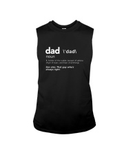 Dad Definition T-Shirt Sleeveless Tee thumbnail