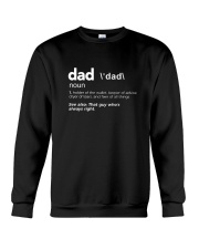 Dad Definition T-Shirt Crewneck Sweatshirt thumbnail