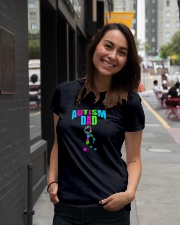 Autism Dad Awareness Ladies T-Shirt lifestyle-women-crewneck-front-5