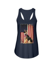 German Shepherd Ladies Flowy Tank tile