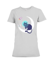 space cat adventure Premium Fit Ladies Tee tile