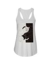 Cats Yin Yang Ladies Flowy Tank tile