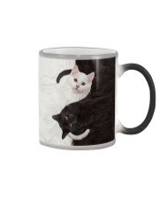 Cats Yin Yang Color Changing Mug tile