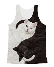 Cats Yin Yang All-Over Unisex Tank tile