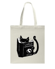 Cat Book Tote Bag tile
