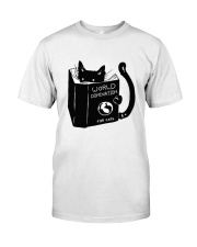 Cat Book Classic T-Shirt front