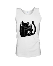 Cat Book Unisex Tank tile