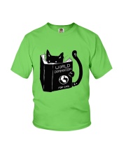 Cat Book Youth T-Shirt tile