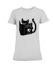 Cat Book Premium Fit Ladies Tee tile