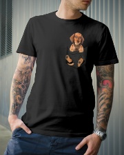 Dachshund in Pocket Classic T-Shirt lifestyle-mens-crewneck-front-6