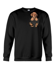 Dachshund in Pocket Crewneck Sweatshirt thumbnail