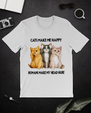 Cats Make Me Happy Classic T-Shirt lifestyle-mens-crewneck-front-16