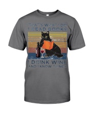 CAT- I KNOW THINGS Premium Fit Mens Tee tile