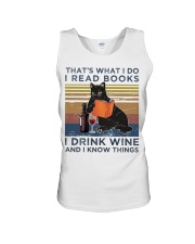 CAT- I KNOW THINGS Unisex Tank tile