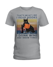 CAT- I KNOW THINGS Ladies T-Shirt tile