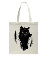 Black Cat Tote Bag tile