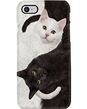 Cat Yin Yang Phone Case tile