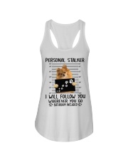 Pomeranian 1 Ladies Flowy Tank tile
